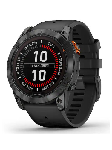 Смарт часовник Garmin Fenix 7X Pro Solar GPS 51mm Graphite Band 