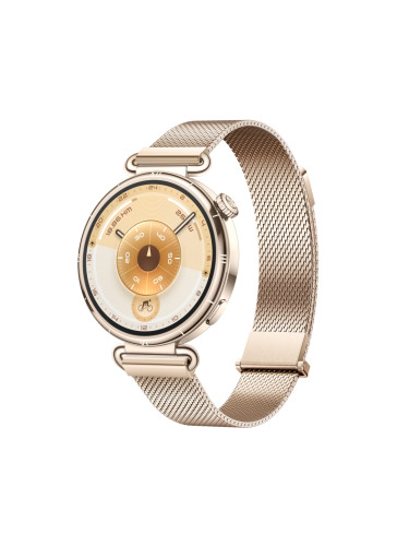 КОМБИНАЦИЯ Huawei Watch GT 6 KSU-B19M 41mm - Stainless steel case with Gold Milanese strap + Huawei FreeBuds SE 3 ULC-CT020 - Black