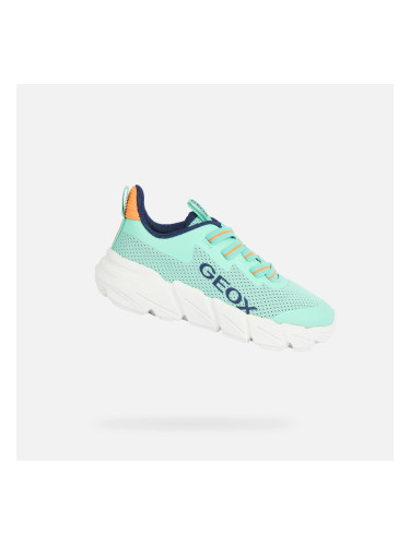 Тюркоазени кецове за момчета Geox Flexyper Fast