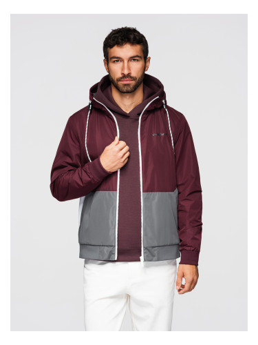 Функционално преходно яке с качулка Ombre