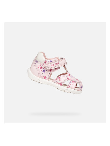 Светлорозови сандали за момиче Geox Sandal Zapito