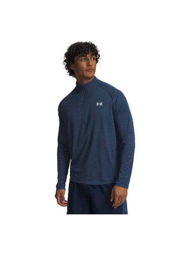 Мъжка тениска UA Tech с 1/2 цип