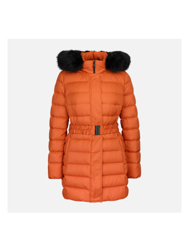 Дамско оранжево пухено яке Geox Catria