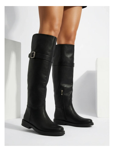 Дамски еко велурени ботуши Resti