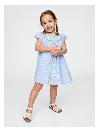 Детска памучна рокля GAP