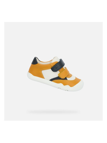 Жълти момчешки маратонки Geox Steppieup