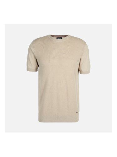 Бежова мъжка поло риза