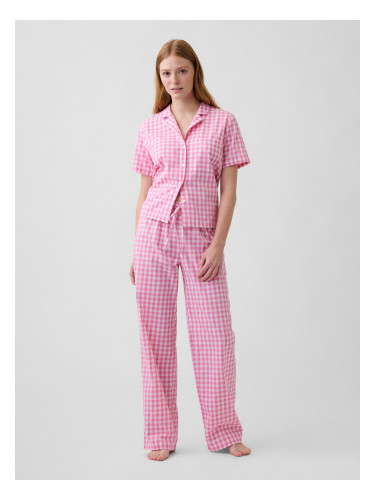 Дамски поплинови пижамни панталони GAP