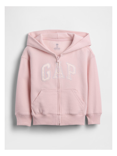 Детски суитшърт GAP с лого VintageSoft - за момичета
