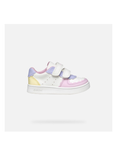 Бели кецове за момичета Geox Eclyper