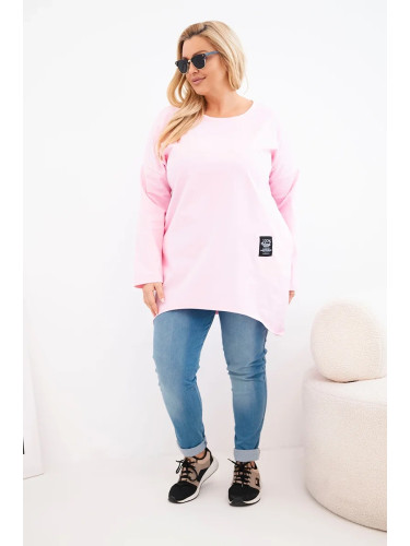 Блуза Kesi с големи размери и дълъг гръб