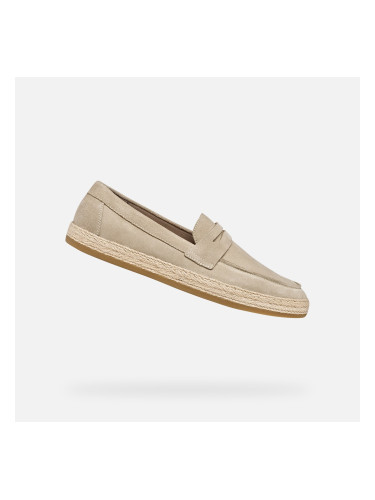 Бежови мъжки мокасини Geox Pantelleria