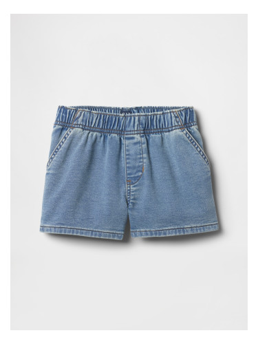 Детски дънкови шорти с висока талия GAP