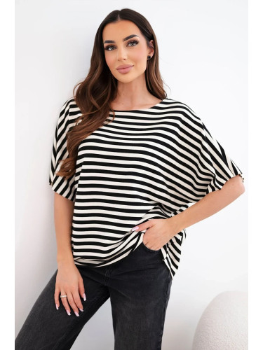 Дамска раирана памучна блуза Kesi Włoski