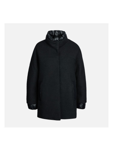 Дамско черно палто Geox Kleopy