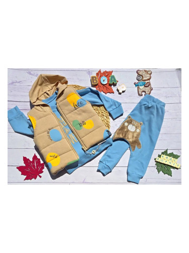 Бебешки комплект с елек Free Adventures Blue