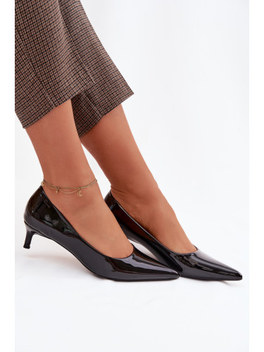 Черни лачени обувки Boto