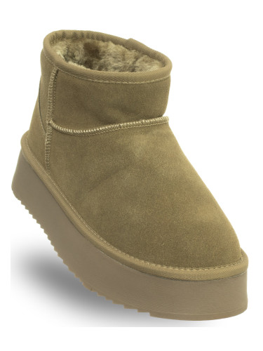 Дамски кожени боти до глезена Solo Soprani