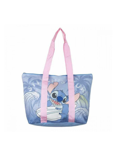 Чанта за плаж Stitch 47 x 33 x 15 cm Син