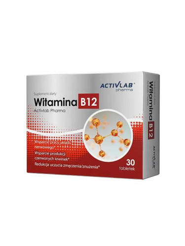 ACTIVLAB - Vitamin B-12 100 mcg - 30 tablets