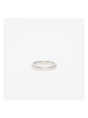 Пръстен MM6 Numeric Minimal Signature Ring Polished Palladio 07