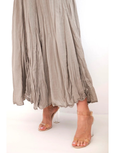 Дамска макси пола с ластик на талията