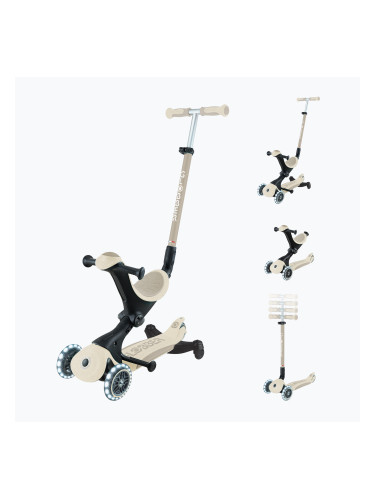 Globber Go.Up Deluxe Lights Ecologic 360 кокосов детски триколесен скутер