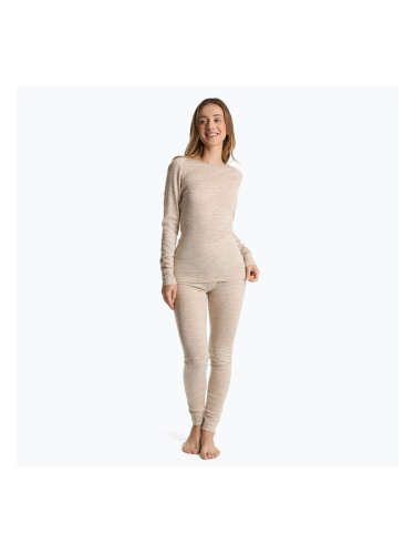 Дамски комплект термобельо WOOLCANO Merino 100% SET0543 beige