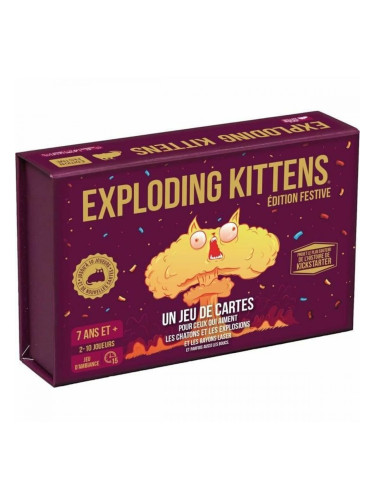 Настолна игра Asmodee Exploding Kittens: Festive Edition