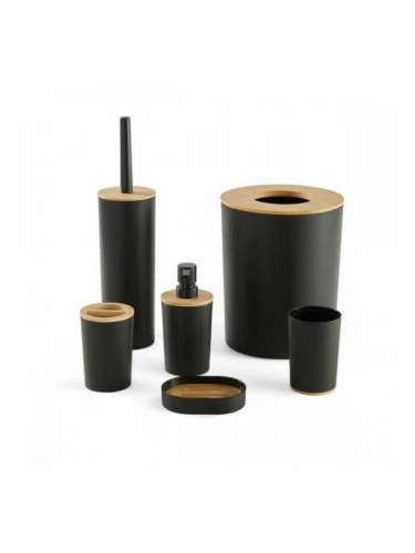 Комплект за Баня TODAY HOY Черен Пластмаса Модерен (6 броя)