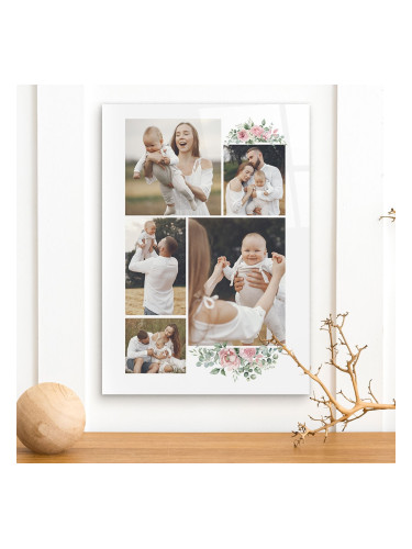Стъклено пано със снимки - Красиви спомени