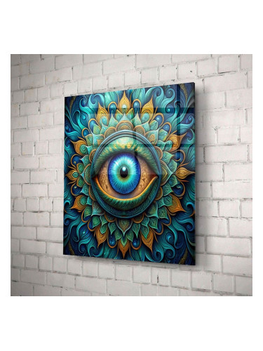 Стъклено АРТ пано с мистично око – модерна декорация за дома