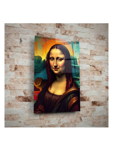 Стъклено арт пано Мона Лиза