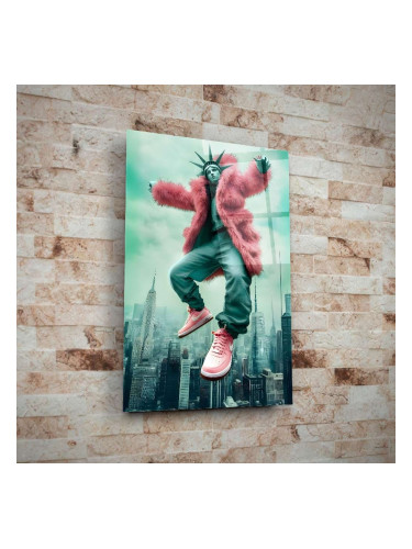 Стъклено арт пано Статуята на свободата