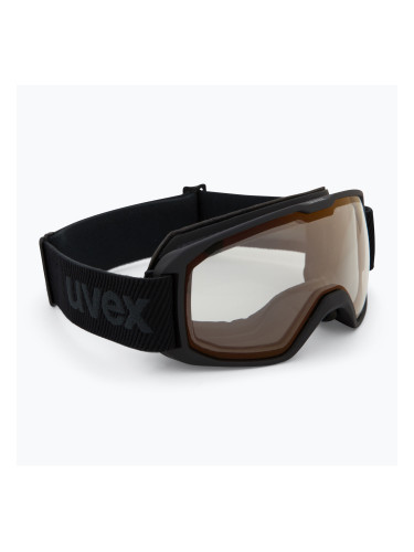 Предпазни ски очила UVEX Xcitd V black matt/mirror red clear