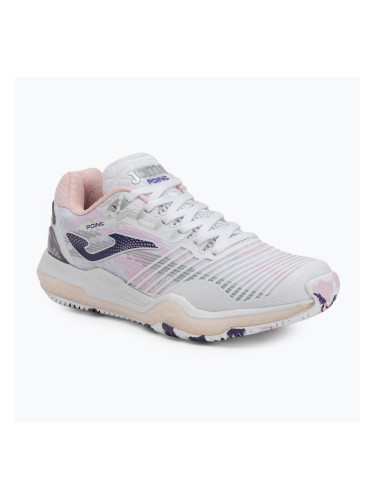 Дамски обувки за тенис Joma Point Lady AC white/pink