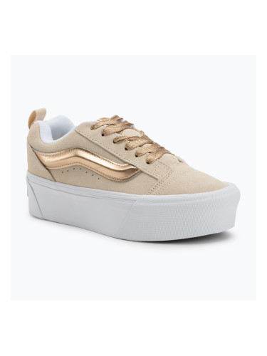 Vans Knu Stack High Shine златни обувки