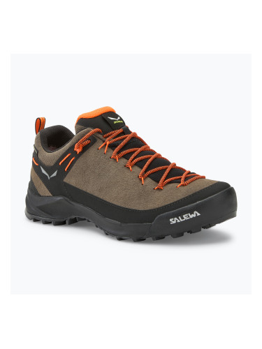 Мъжки туристически обувки Salewa Wildfire Leather GTX bungee cord/ black