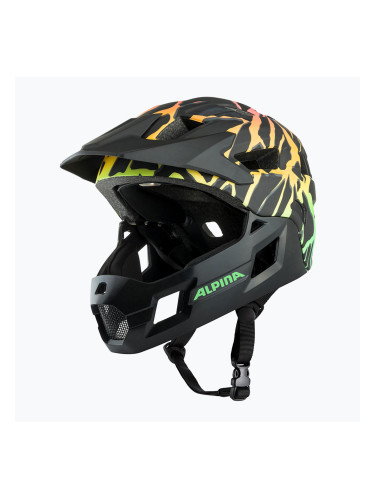 Alpina Rupi избледняваща неонова матова детска велосипедна каска