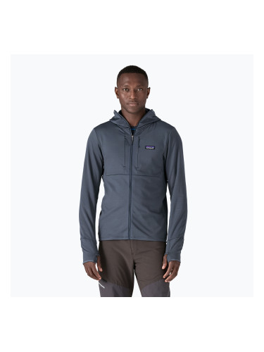 Мъжки суитшърт за трекинг Patagonia R1 Thermal Full Zip Hoody smolder blue