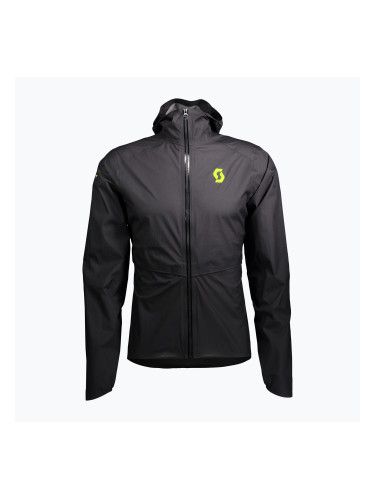 Мъжко яке за бягане SCOTT RC Run Waterproof black/yellow