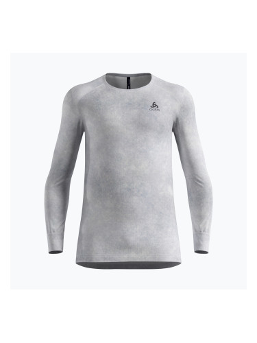 Мъжка термоактивна блуза ODLO Active Warm X Pow Bl Top Crew Neck odlo silver grey
