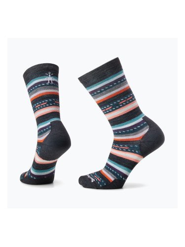 Чорапи за трекинг Smartwool Everyday Margarita Crew charcoal