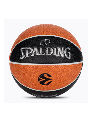 Баскетболна топка Spalding Euroleague TF-500 Legacy, оранжева 84002Z
