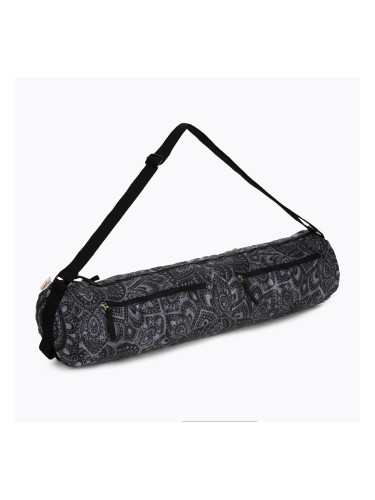 YogaDesignLab Чанта за постелка за йога черна MB-Mandala Charcoal