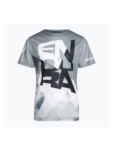 Детска колоездачна тениска Endura Singletrack Core dreich grey