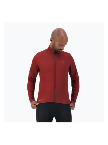 Мъжко яке за колоездене Rogelli Essential Winter bordeaux