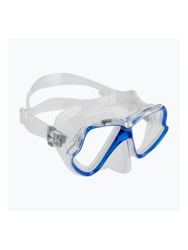Маска за гмуркане Mares Wahoo прозрачна и тъмносиня 411238