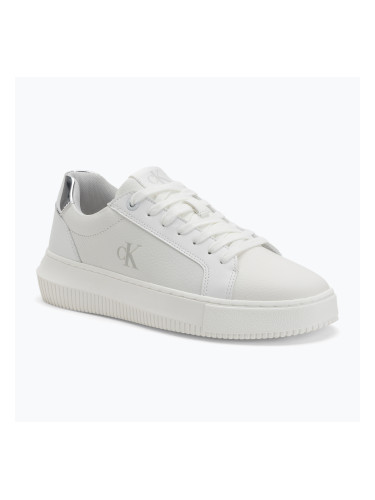 Calvin Klein дамски обувки YW0YW01769 Chunky Cupsole Low Mg bright white/silver