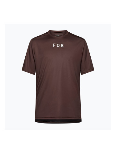 Fox Racing Ranger Wordmark мъжко колоездачно трико какаово кафяво